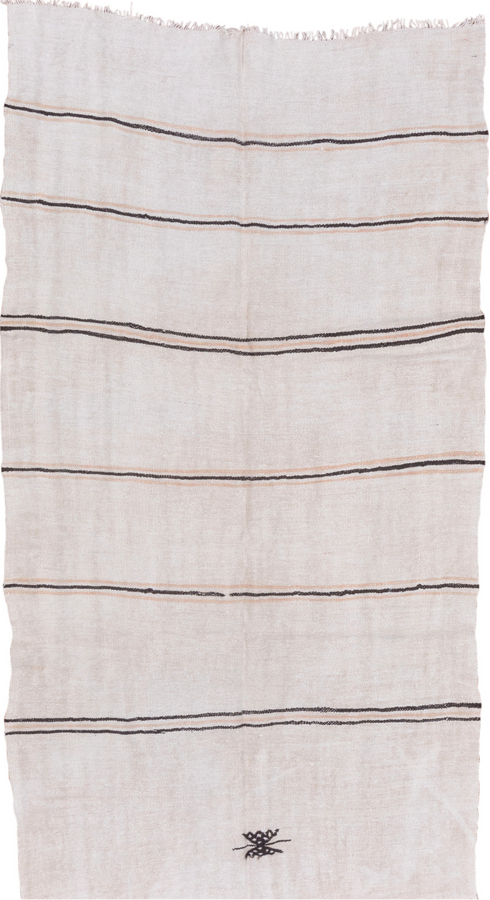 Vintage Hemp Kilim Runner Rug (5' x 11')
